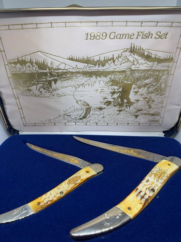 Case 1989 game fish - fish, knife