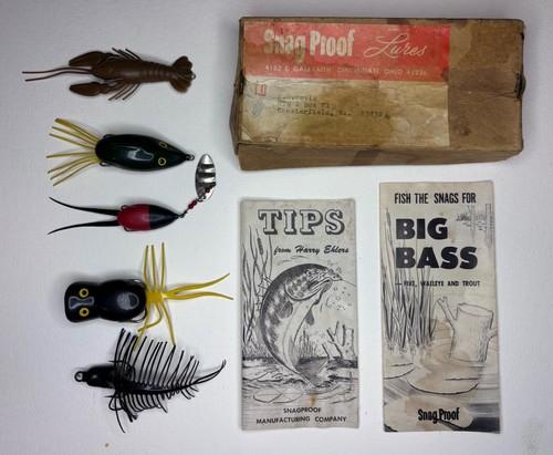 Vintage snagproof lures - vintage, (5)