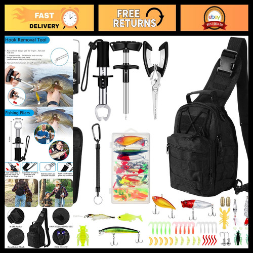 134 pcs fishing tool set - pcs,