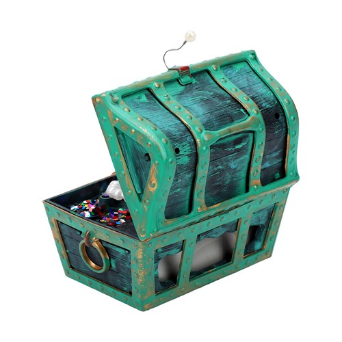 Treasure chest fish tank - treasure,