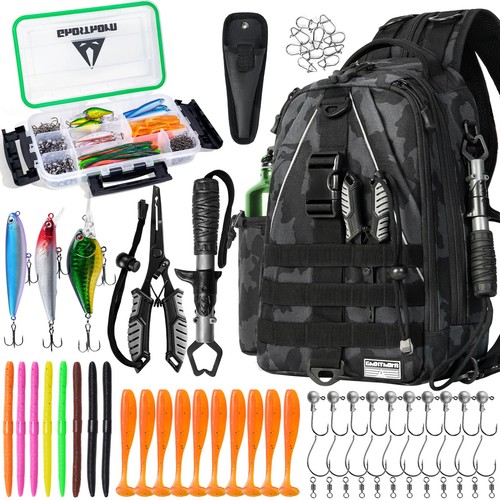 Fishing backpack with 3600 - fishing,