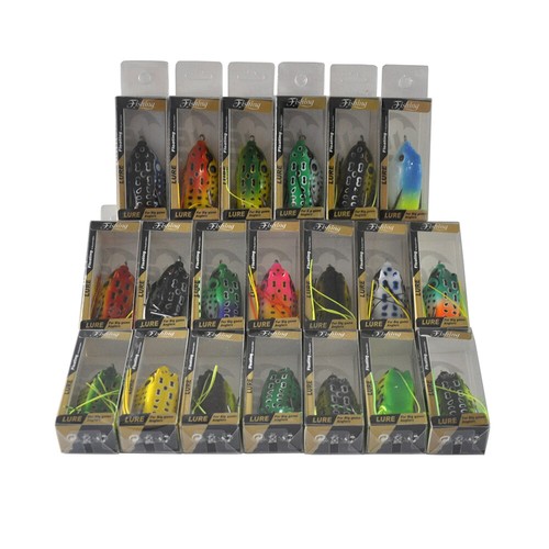 20pcs rubber frog fishing - frog,