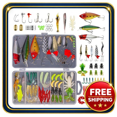 Fishing lures kit 78pcs for - lures,