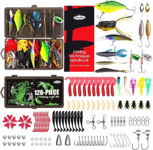 Fishing lures kit 126 - 126, pieces
