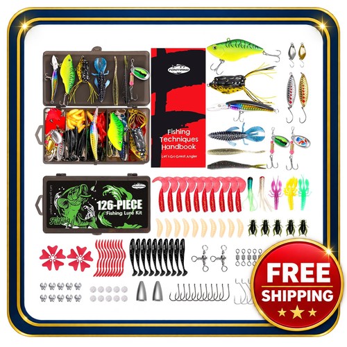 Fishing tackle kit with - fishing,