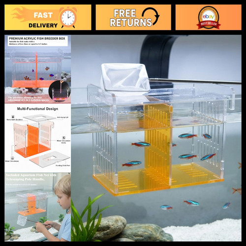 Acrylic fish breeder box for - fish,