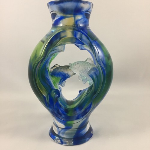 Liuli crystal glass fish - fish,